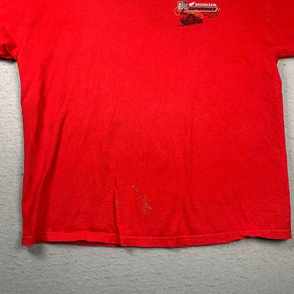 Vintage Honda Superbike Classic Shirt Mens XL 2004 Motorcycle Racing Event Bike - Picture 5 of 16